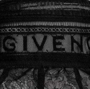 BLACK GIVENCHY lace bucket hat sz 59 SOLD OUT